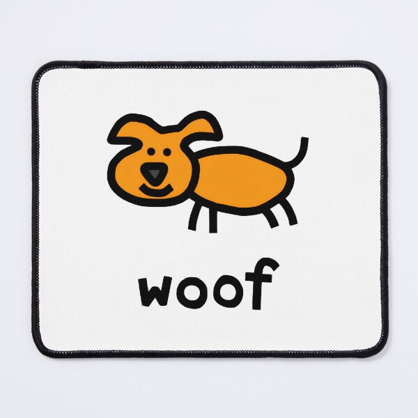 Item preview, Cute Cartoon Woof Dog Design designed and sold by Dmo3HarkoArt.