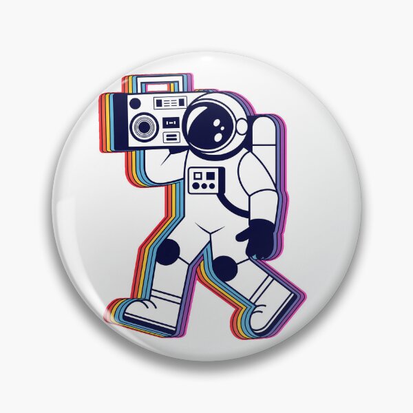 Item preview, Astronaut with Radio - Cool Astronomy T-Shirt designed and sold by LoFizzy.