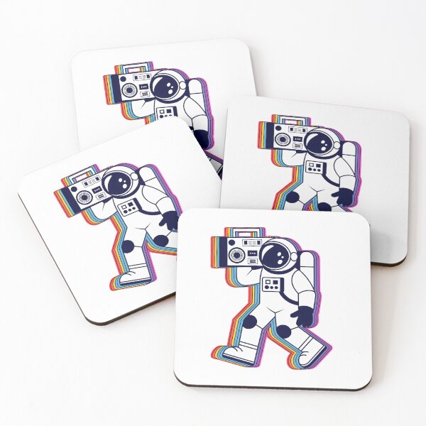 Item preview, Astronaut with Radio - Cool Astronomy T-Shirt designed and sold by LoFizzy.