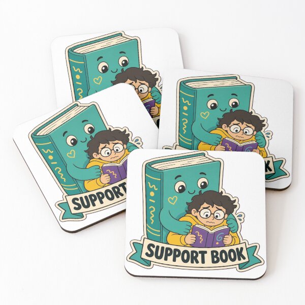 Item preview, Emotional Support Book | Funny Bookish Reading Gift Design designed and sold by StickyGuys.