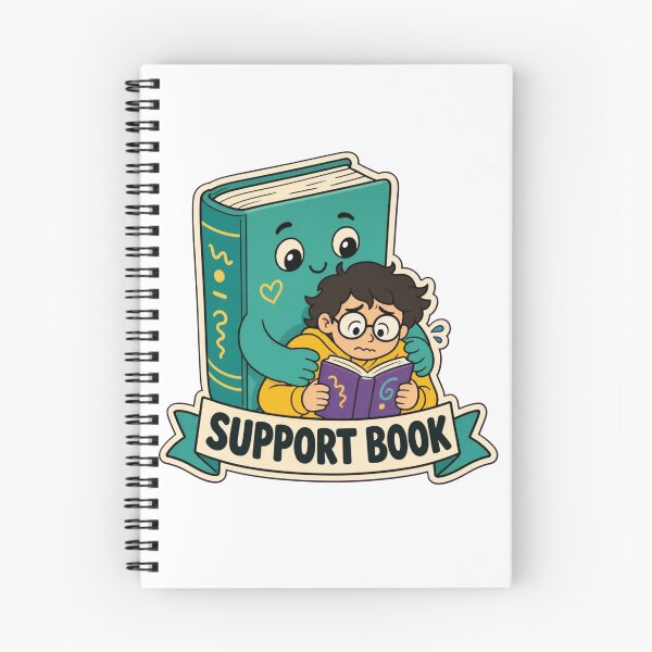 Item preview, Emotional Support Book | Funny Bookish Reading Gift Design designed and sold by StickyGuys.