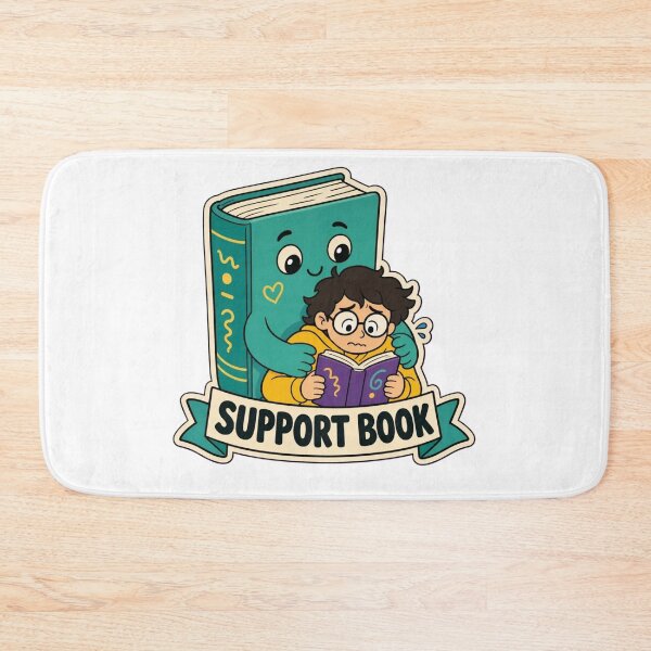 Item preview, Emotional Support Book | Funny Bookish Reading Gift Design designed and sold by StickyGuys.