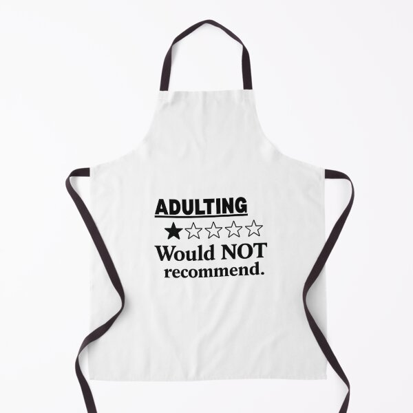 Item preview, 1 star review, Adulting, Would NOT recommend designed and sold by Inappropriate Ink.