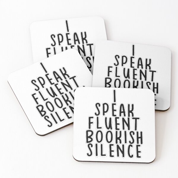 Item preview, Text Typography I speak fluent bookish silence Introvert + Books designed and sold by TypeboldStudio.