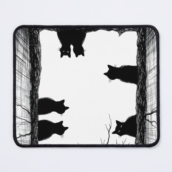 Item preview, Mysterious Black Cats Gothic Tunnel Aesthetic designed and sold by OH-MY-GOTH.