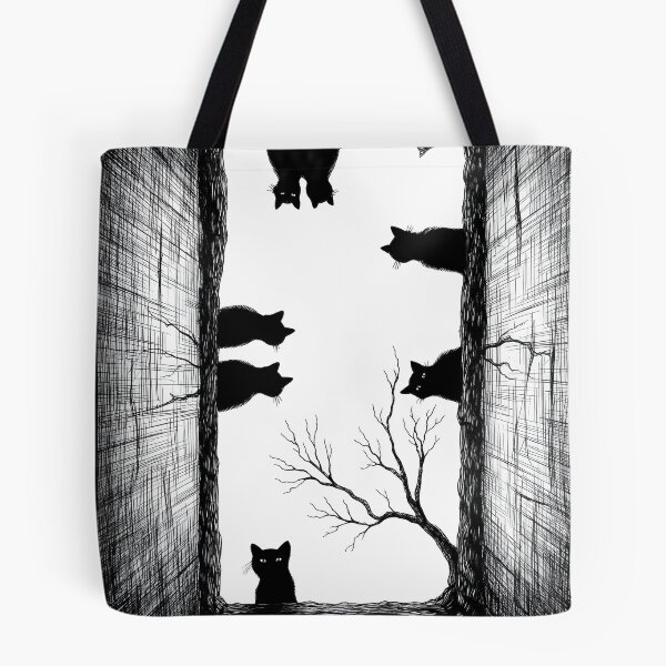 Item preview, Mysterious Black Cats Gothic Tunnel Aesthetic designed and sold by OH-MY-GOTH.