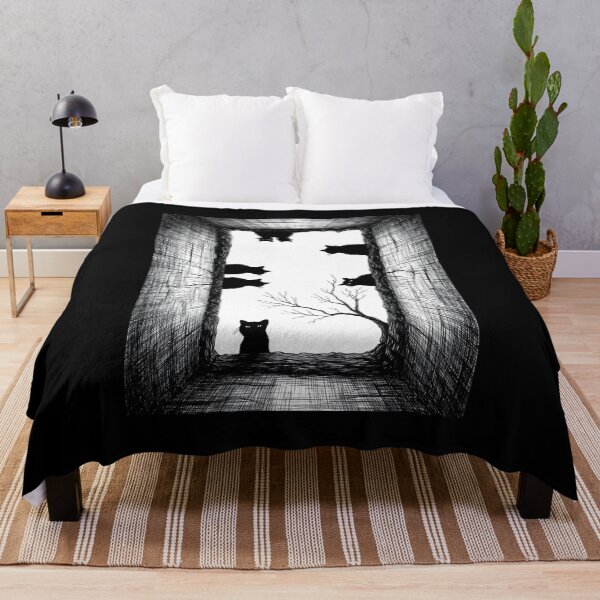 Item preview, Mysterious Black Cats Gothic Tunnel Aesthetic designed and sold by OH-MY-GOTH.