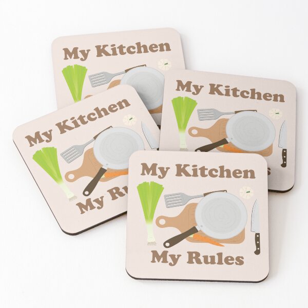 Item preview, My Kitchen, My Rules. retro design.  designed and sold by NPC-wear.