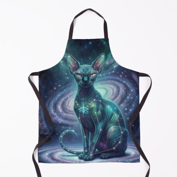 Item preview, Cosmic Sphinx: Aether Silhouette & Emerald Galaxy Oracle designed and sold by SOOstudio73.