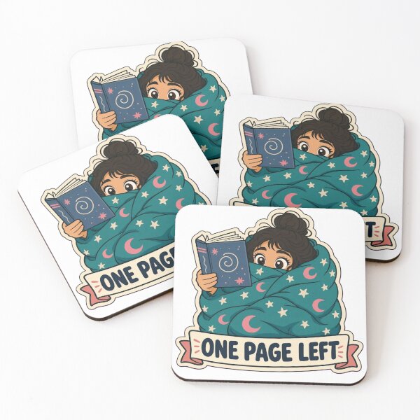 Item preview, Just One Page Left | Funny Bookish Reading Gift Design designed and sold by StickyGuys.