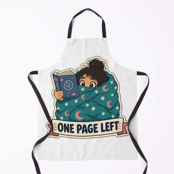 Item preview, Just One Page Left | Funny Bookish Reading Gift Design designed and sold by StickyGuys.