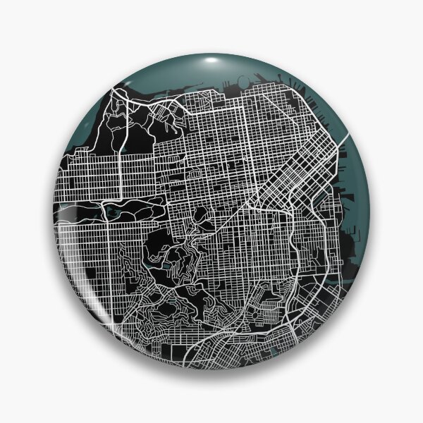 Item preview, Mapa de San Francisco designed and sold by rogue-design.