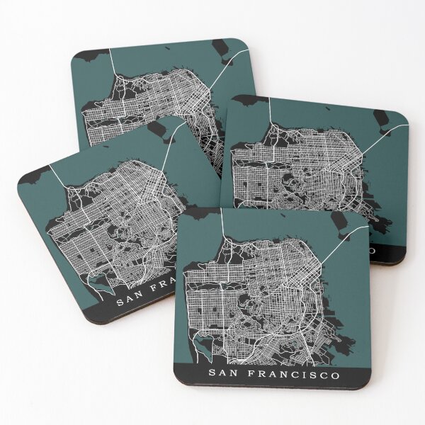 Item preview, San Francisco Map designed and sold by rogue-design.