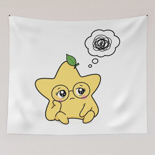 Item preview, Cozy Najoomah Star with Coffee – Cute Kawaii Star Character designed and sold by abdaedizayin2.