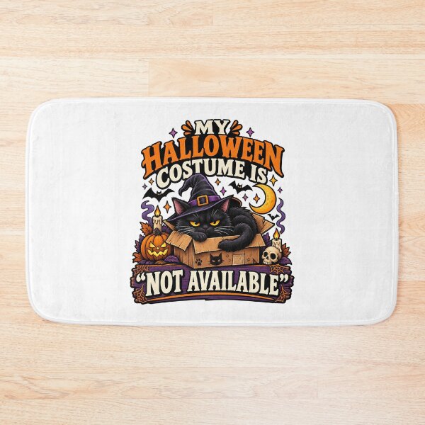 Item preview, Halloween Costume Not Available – Grumpy Black Cat Humor designed and sold by FZ Designs.