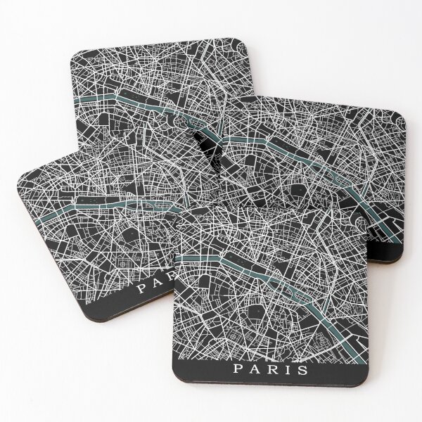 Item preview, Paris Map designed and sold by rogue-design.