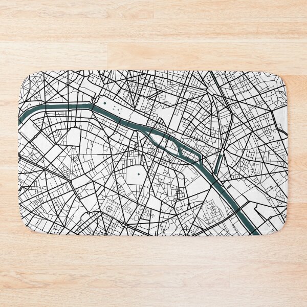 Item preview, Paris Map designed and sold by rogue-design.