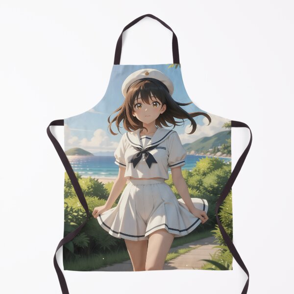 Item preview, Anime Sailor Girl by Tropical Beach Summer Coastal Illustration designed and sold by Killington.