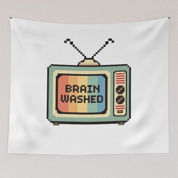 Item preview, Brain Washed. designed and sold by Freedom For Life Shop.