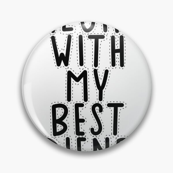Item preview, Text Typography Alone with my best friends Introvert + Books designed and sold by TypeboldStudio.