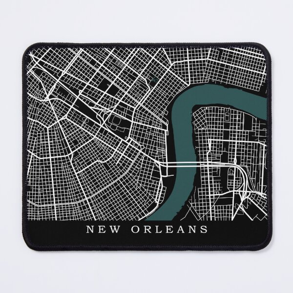 Item preview, New Orleans Map designed and sold by rogue-design.