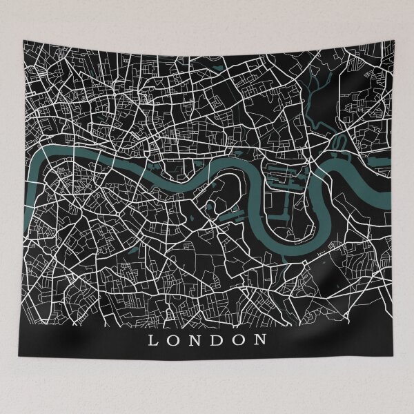 Item preview, London Map designed and sold by rogue-design.