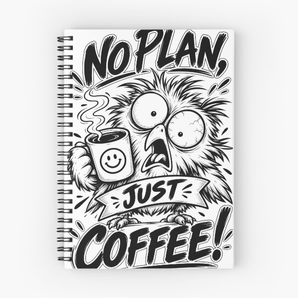 Item preview, No plan, but coffee designed and sold by Fingolfins Welt.