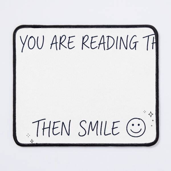 Item preview, If You Are Reading This Then Smile" - Motivational Handwriting Wall Art with Smiley Face designed and sold by tomsze12.