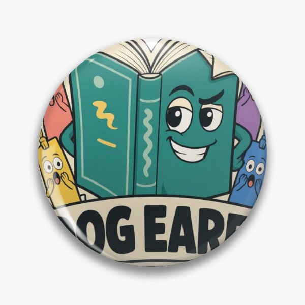 Item preview, Dog Eared And Proud | Funny Bookish Reading Gift Design designed and sold by StickyGuys.