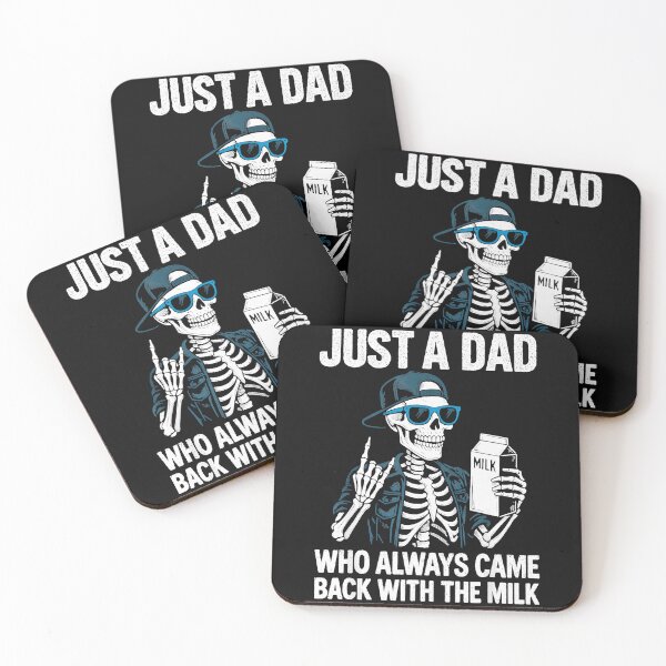 Item preview, Just A Dad Who Always Came Back With The Milk Fatherhood Parent Humor designed and sold by CharlieConon.