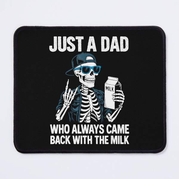 Item preview, Just A Dad Who Always Came Back With The Milk Fatherhood Parent Humor designed and sold by CharlieConon.