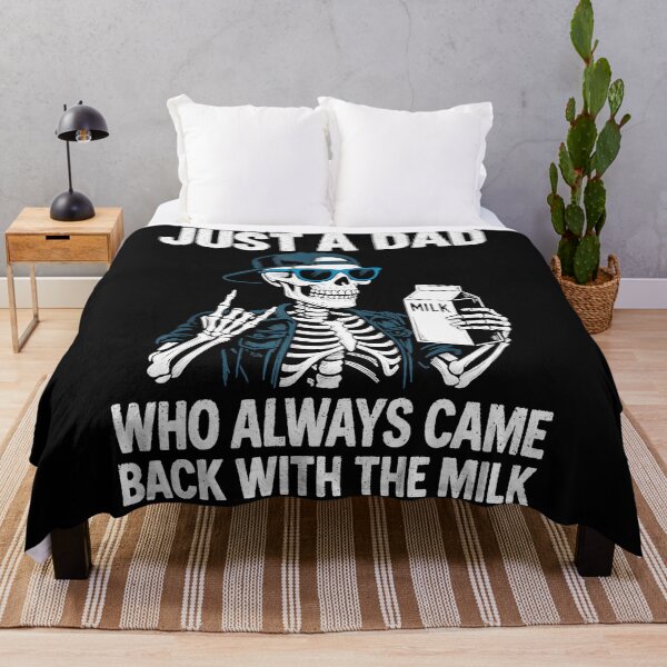 Item preview, Just A Dad Who Always Came Back With The Milk Fatherhood Parent Humor designed and sold by CharlieConon.