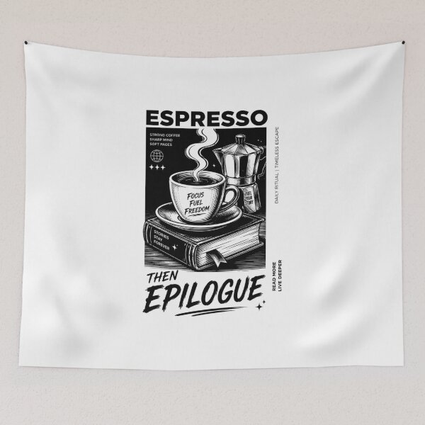 Item preview, Espresso Then Epilogue designed and sold by StockAnime.