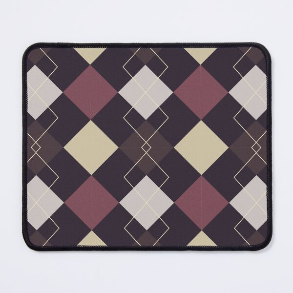 Item preview, Vintage Burgundy Argyle Preppy Diamond Pattern designed and sold by CricketDoodles.