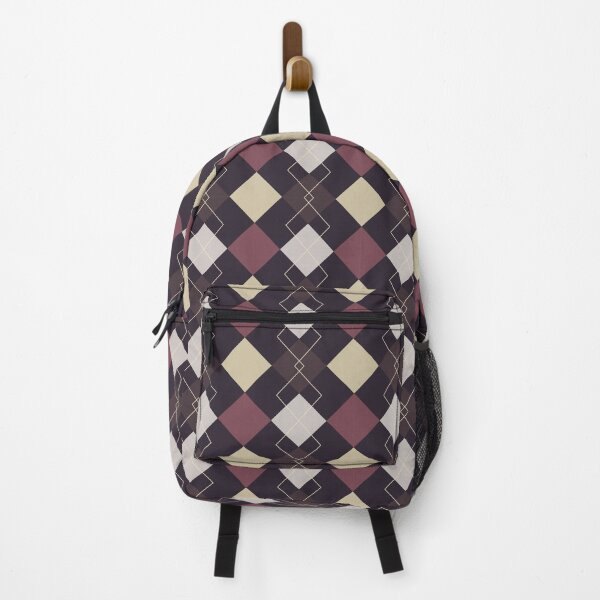 Item preview, Vintage Burgundy Argyle Preppy Diamond Pattern designed and sold by CricketDoodles.