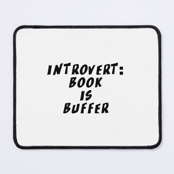 Item preview, Text Typography Introvert: book is buffer Introvert + Books designed and sold by TypeboldStudio.