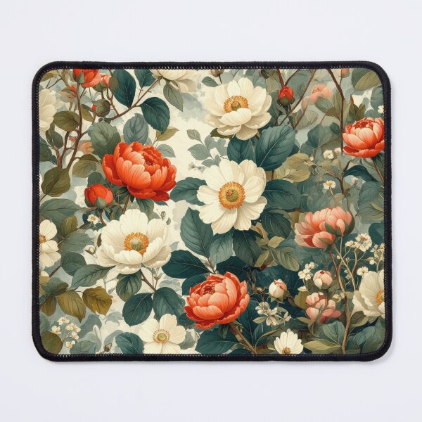 Item preview, Botanical full color flowers designed and sold by Hybrid Curiosity.