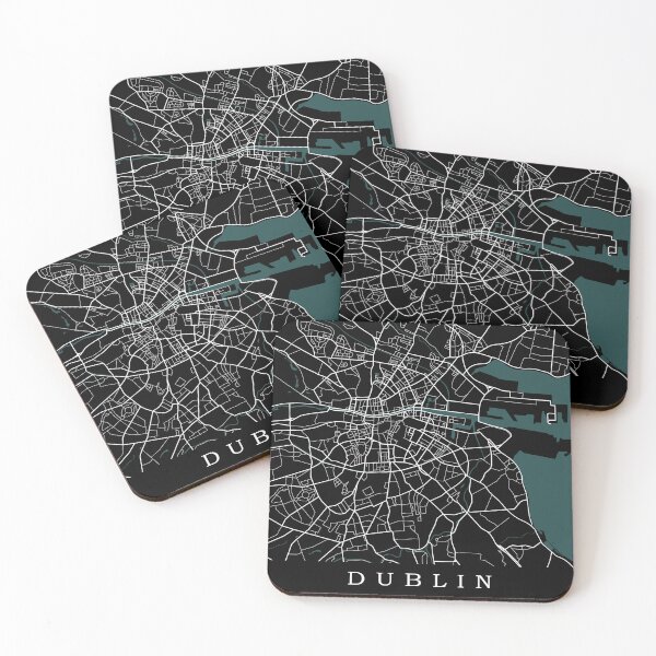 Item preview, Dublin Map designed and sold by rogue-design.