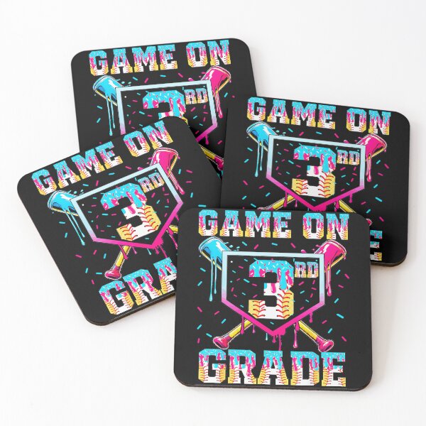 Item preview, Game On 3 Grade Third Grader Baseball Back To School Student designed and sold by CharlieConon.