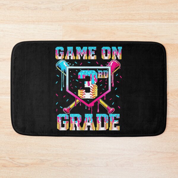 Item preview, Game On 3 Grade Third Grader Baseball Back To School Student designed and sold by CharlieConon.