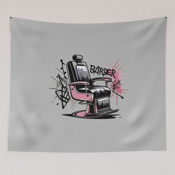 Item preview, Vintage Barber Chair Graffiti Urban Streetwear Art designed and sold by Barber MD Culture.