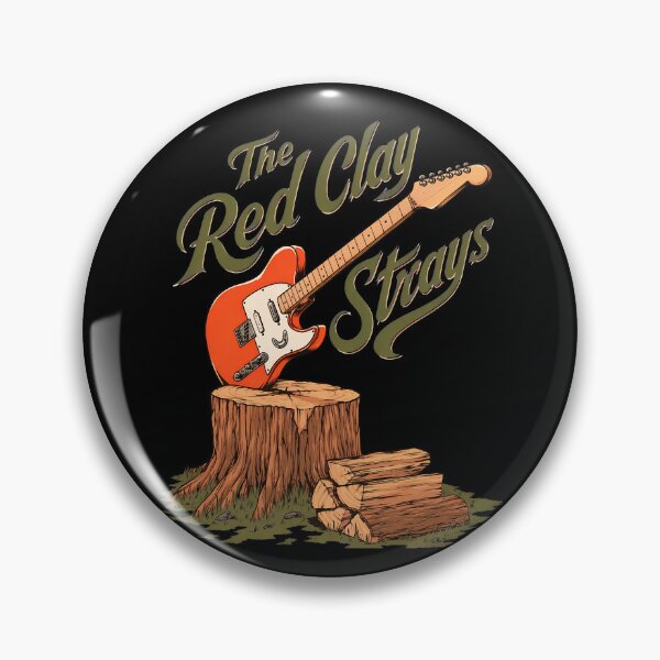Item preview, The Red Clay Strays Guitar Tree Stump Rustic Band-65 designed and sold by CuteBots.