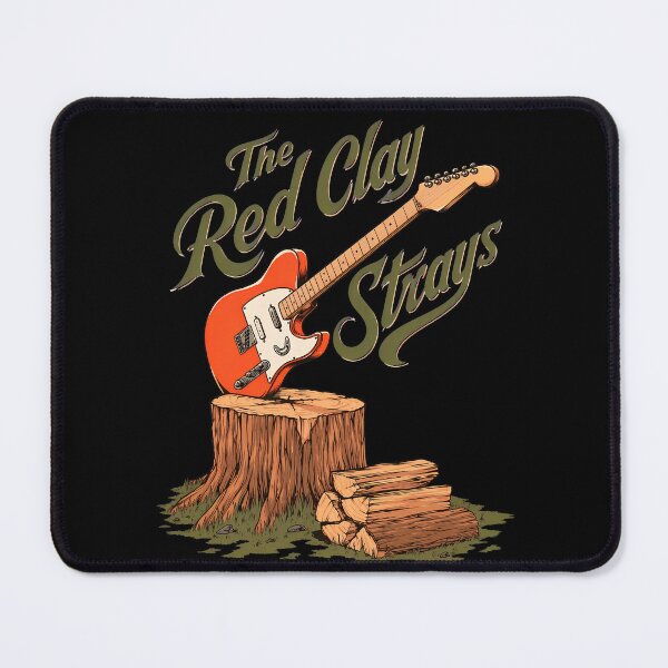 Item preview, The Red Clay Strays Guitar Tree Stump Rustic Band-65 designed and sold by CuteBots.