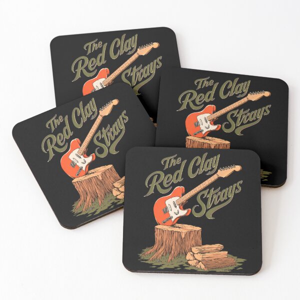 Item preview, The Red Clay Strays Guitar Tree Stump Rustic Band-65 designed and sold by CuteBots.