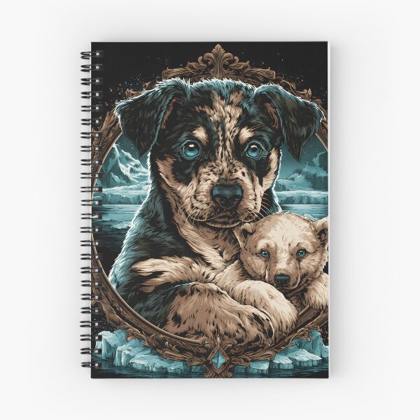 Item preview, Arctic Cattle Dog Print designed and sold by Nocturne  Paws.