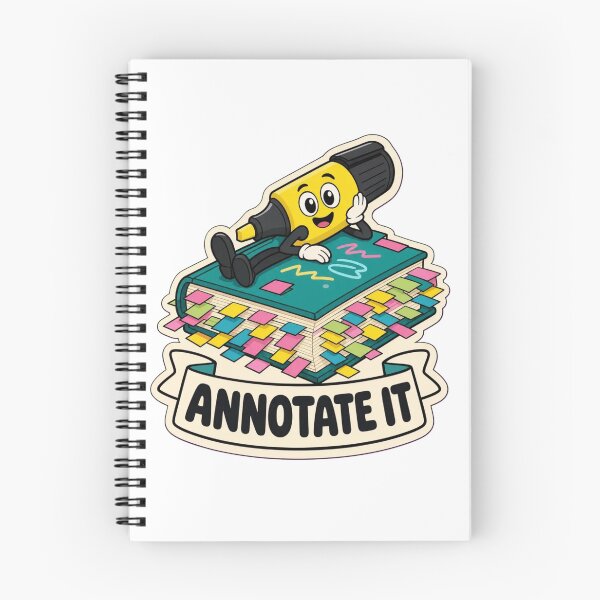 Item preview, Annotating Everything | Funny Bookish Reading Gift Design designed and sold by StickyGuys.