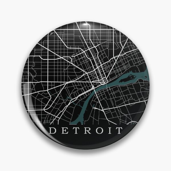 Item preview, Mapa de Detroit designed and sold by rogue-design.
