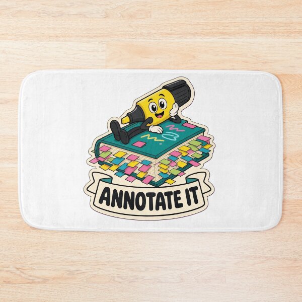 Item preview, Annotating Everything | Funny Bookish Reading Gift Design designed and sold by StickyGuys.