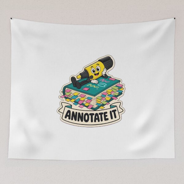 Item preview, Annotating Everything | Funny Bookish Reading Gift Design designed and sold by StickyGuys.