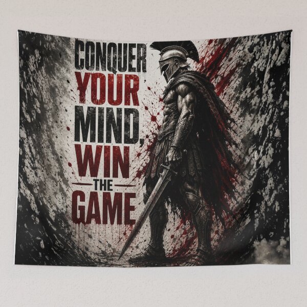 Item preview, Glory and Discipline: Retro Distressed Spartan Battle GYM Tee designed and sold by BenchVibe.